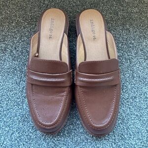 Indigo Women's Brown Slip-On Loafers